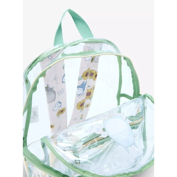 Studio Ghibli My Neighbor Totoro Clear Backpack NEW - Picture 5 of 8